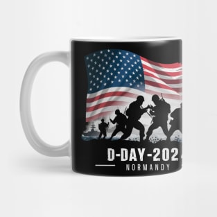 D-Day 1944-2024 80th Anniversary Normandy Mug